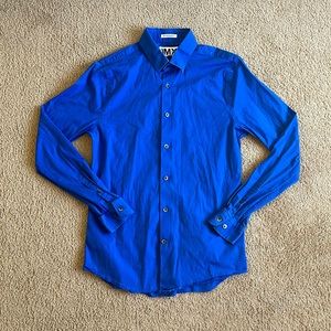 Express 1MX Men’s Extra Slim Fit Medium 15-15.5 Dress Shirt